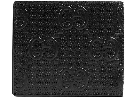 embossed gucci wallet
